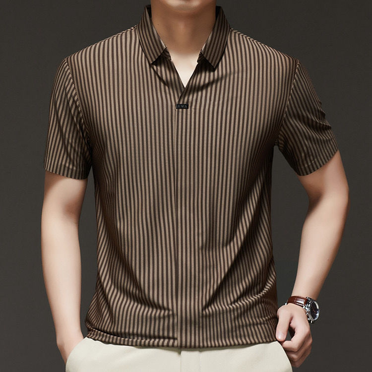 Veloir Stretch Placket Shirt