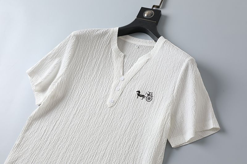 Embroidered Horse Carriage Shirt