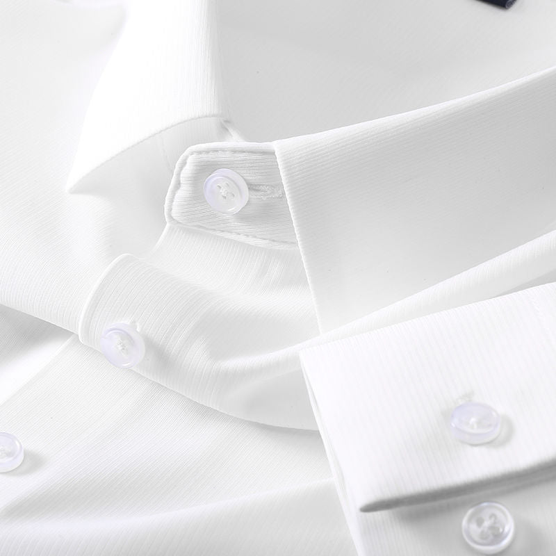 Textured Pinstripe Luxe Shirt