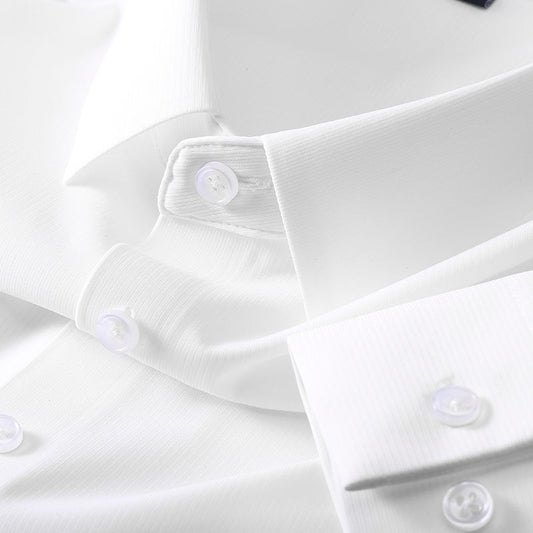 Textured Pinstripe Luxe Shirt