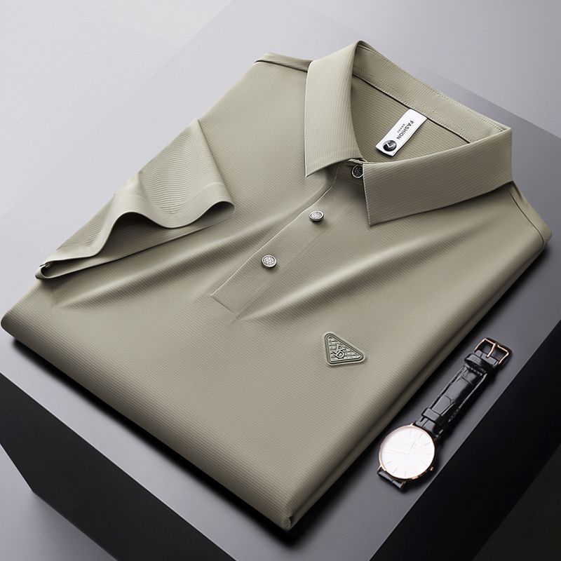 Men's Elegant Stretch Polo: Effortless Style & Wrinkle-Free