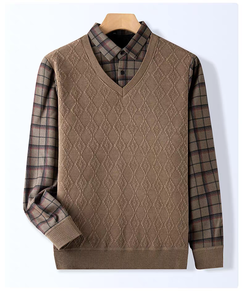 Elmshade Diamond Knit SweatShirt