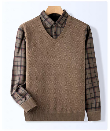 Elmshade Diamond Knit SweatShirt