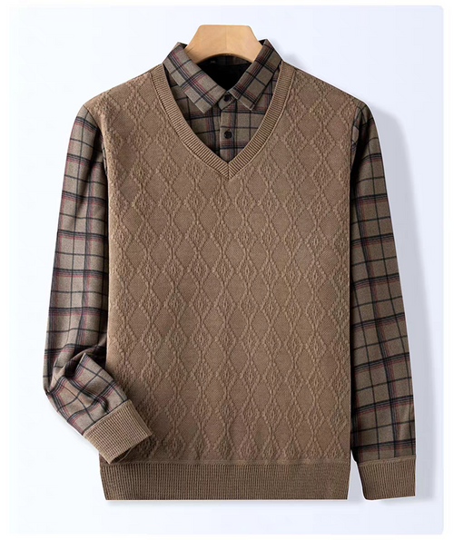 Elmshade Diamond Knit SweatShirt