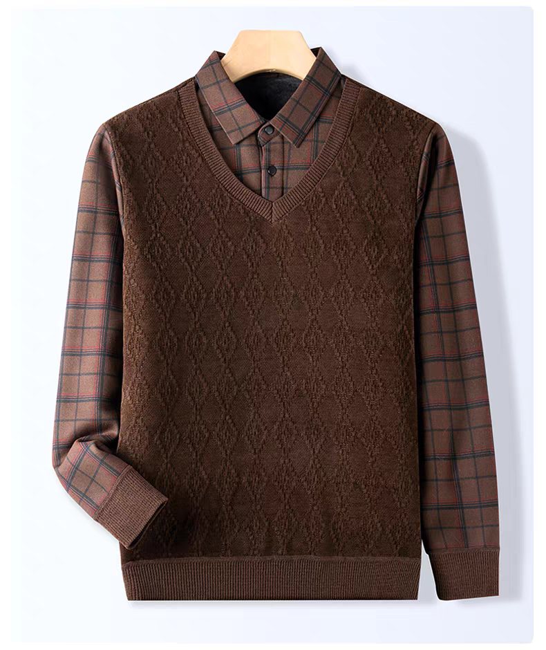 Elmshade Diamond Knit SweatShirt