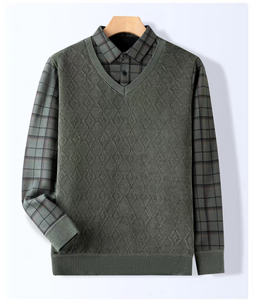 Elmshade Diamond Knit SweatShirt