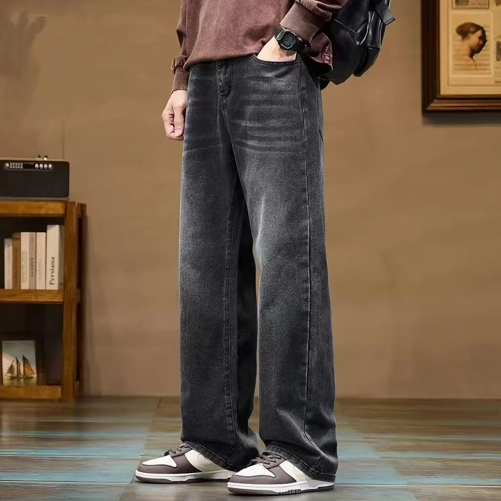 Frayline Carbon Fade Baggy Jeans
