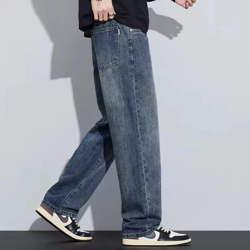Frayline Indigo Drift Baggy Jeans