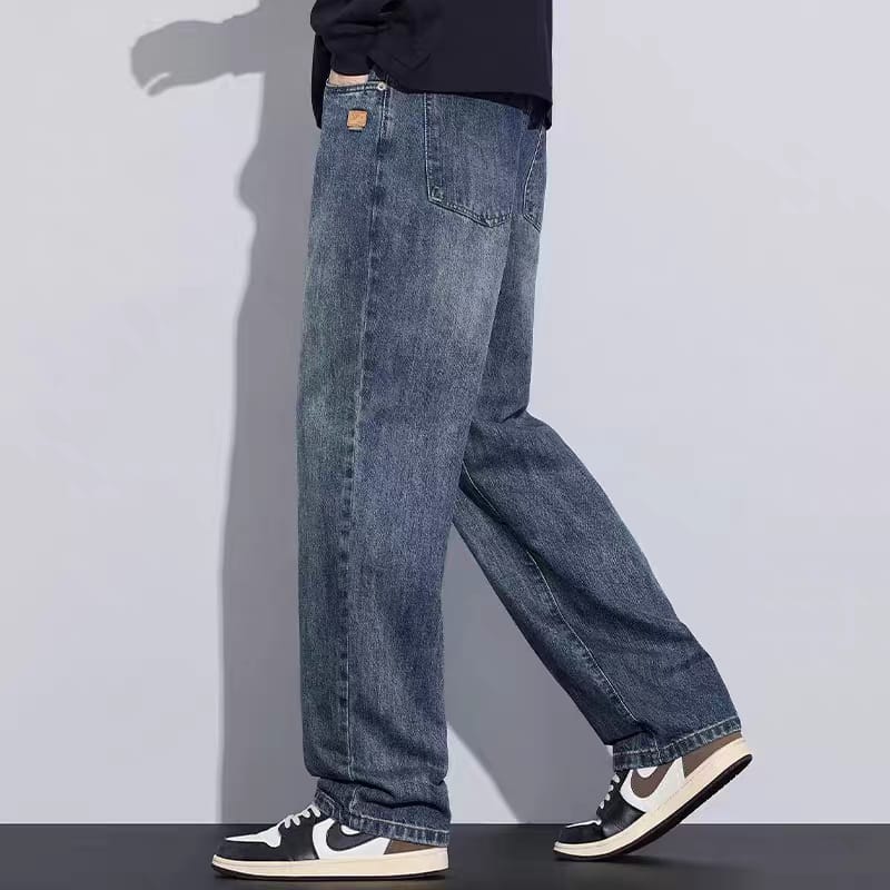 Frayline Indigo Drift Baggy Jeans