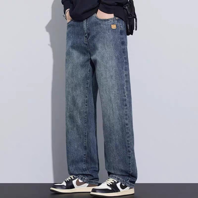 Frayline Indigo Drift Baggy Jeans