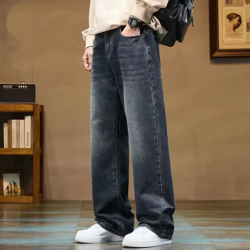 Frayline Steel Shadow Baggy Jeans