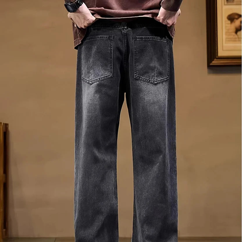 Frayline Carbon Fade Baggy Jeans