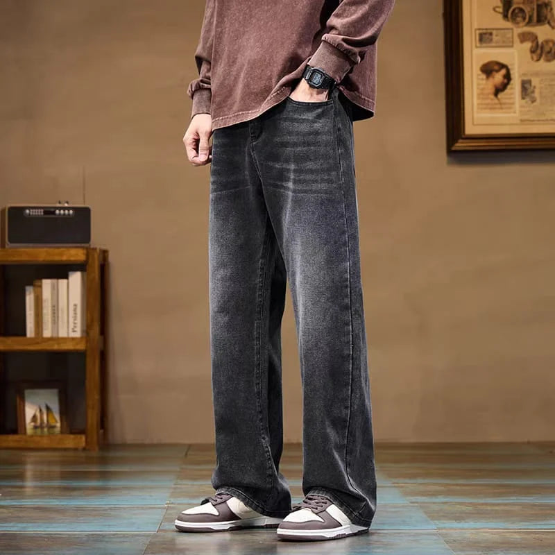 Frayline Carbon Fade Baggy Jeans