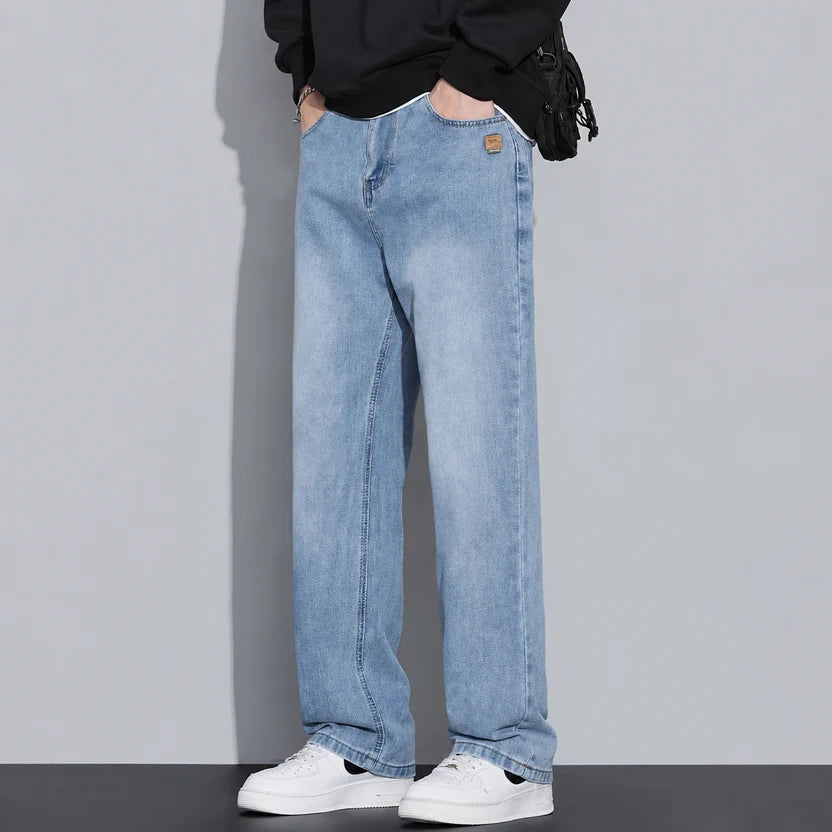 Frayline Sky Drift Baggy Jeans