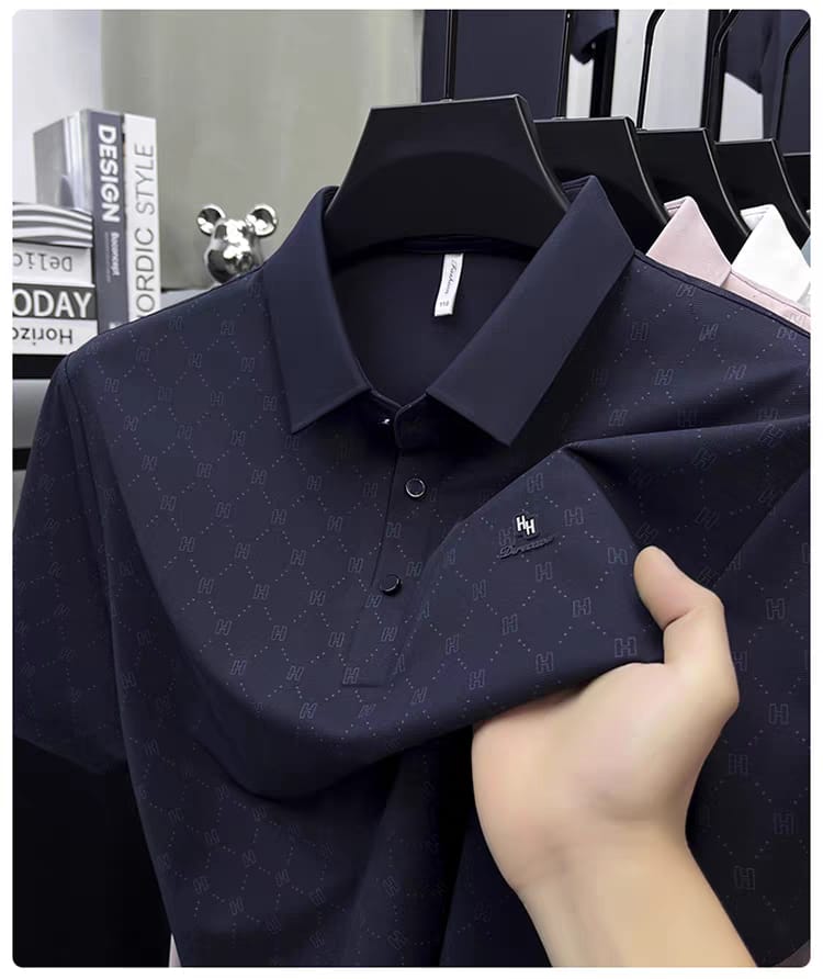 Men’s Classic Solid Polo Shirt