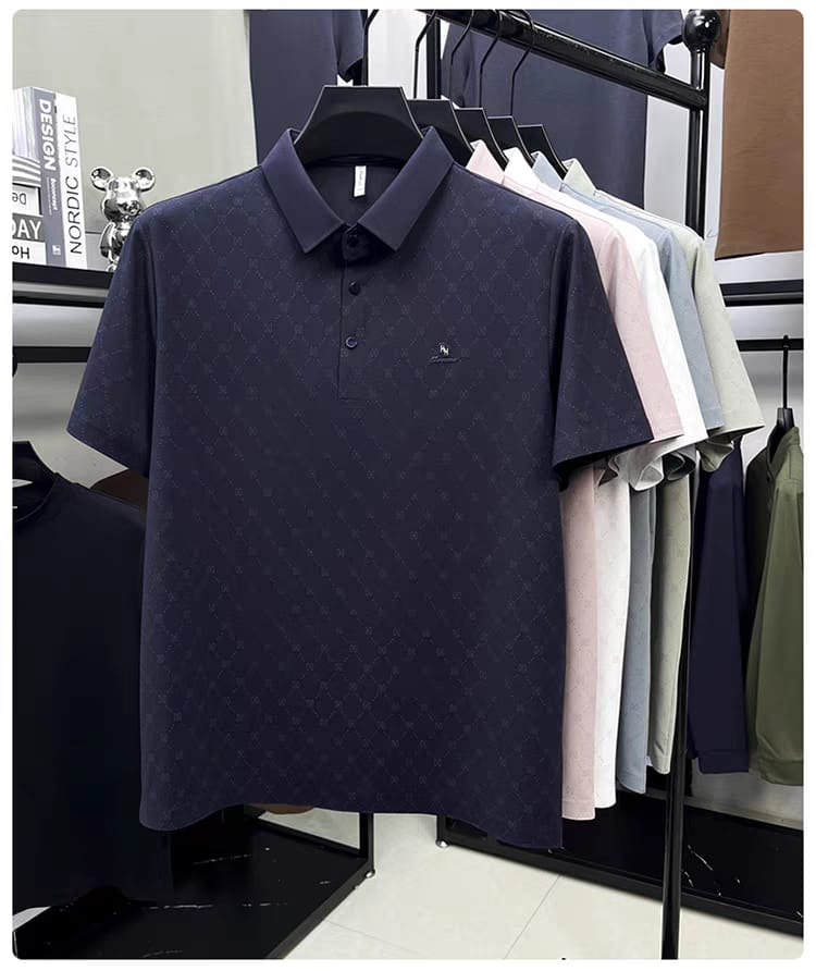 Men’s Classic Solid Polo Shirt