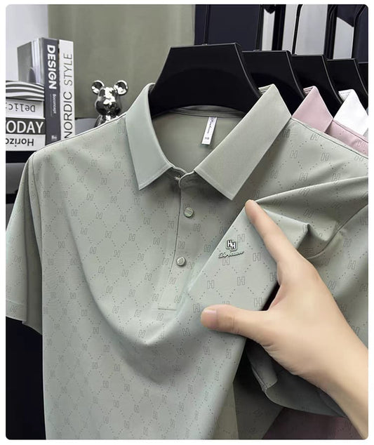 Men’s Classic Solid Polo Shirt