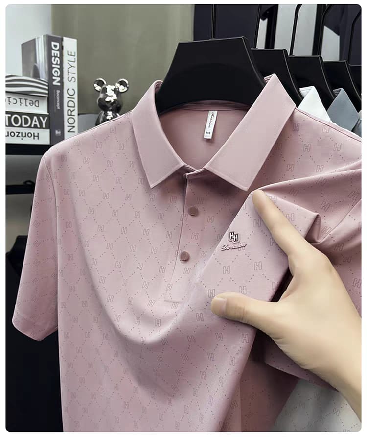 Men’s Classic Solid Polo Shirt