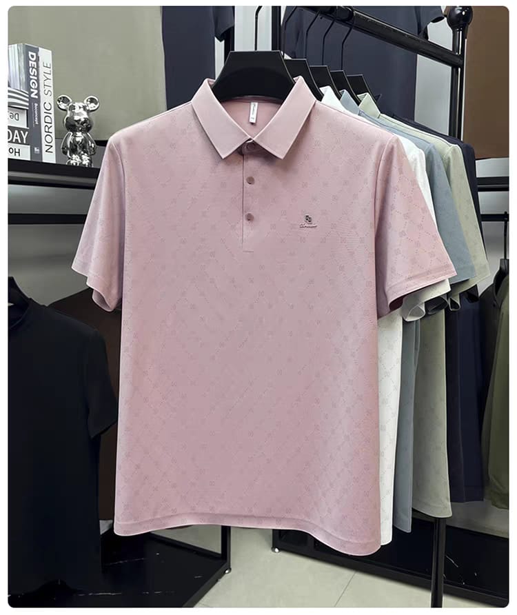 Men’s Classic Solid Polo Shirt