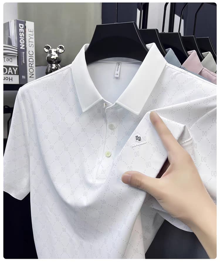 Men’s Classic Solid Polo Shirt