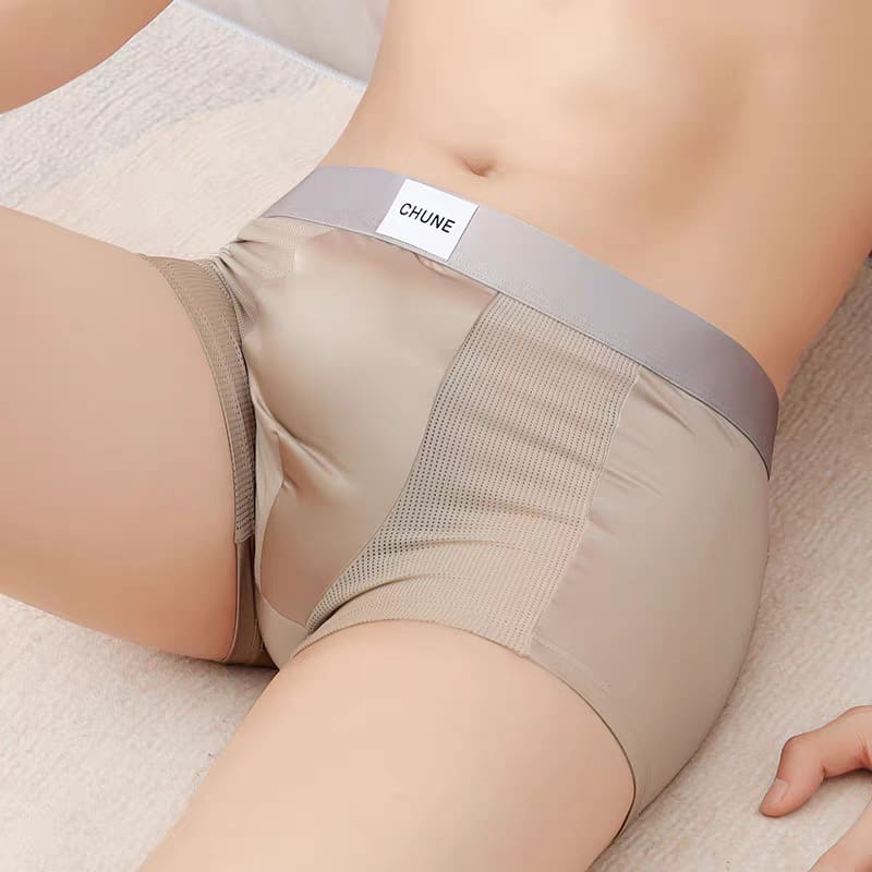 Ultra Soft Ice Silk Boxer Briefs
