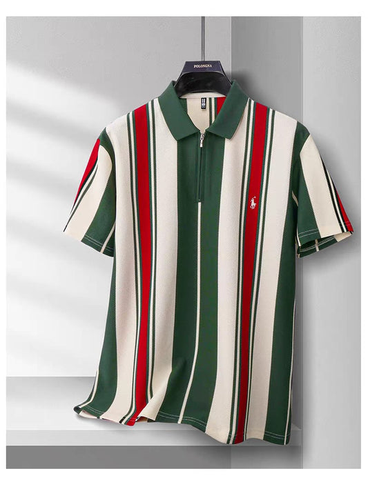 Men’s Textura Stripe Polo Shirt