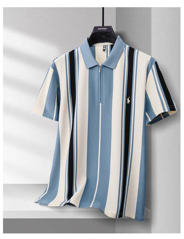 Men’s Textura Stripe Polo Shirt