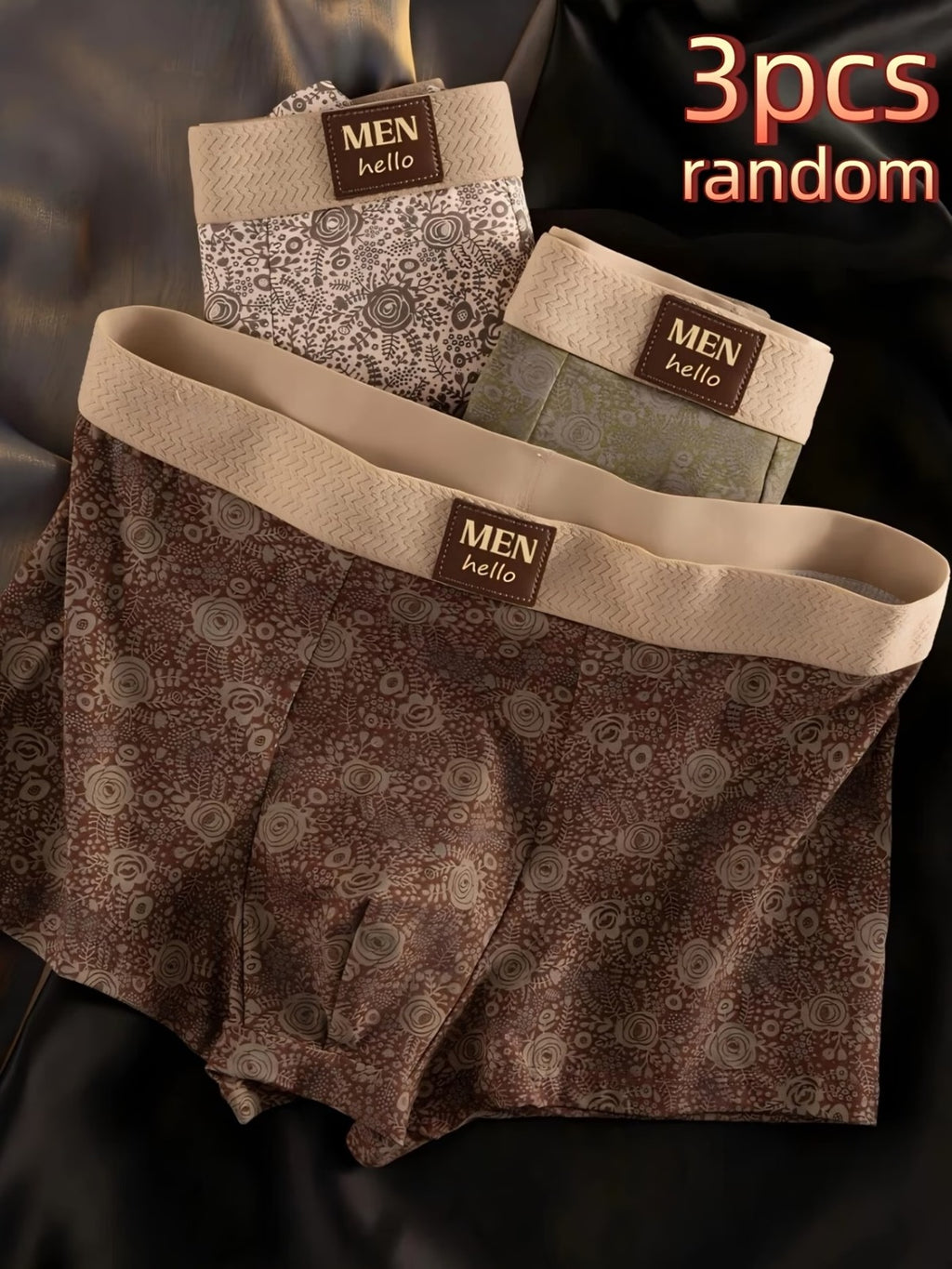 FRAYLINE BloomFlex Printed Men’s Trunks – Pack of 3