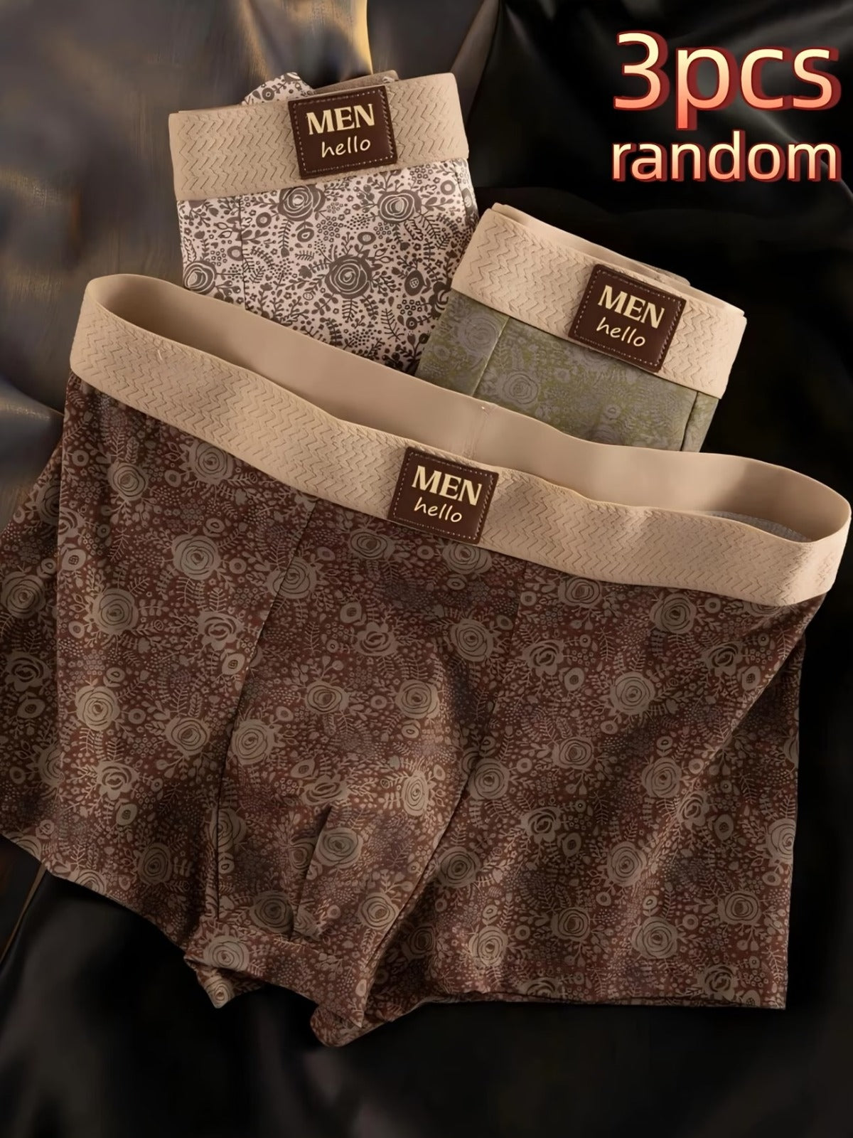 FRAYLINE BloomFlex Printed Men’s Trunks – Pack of 3