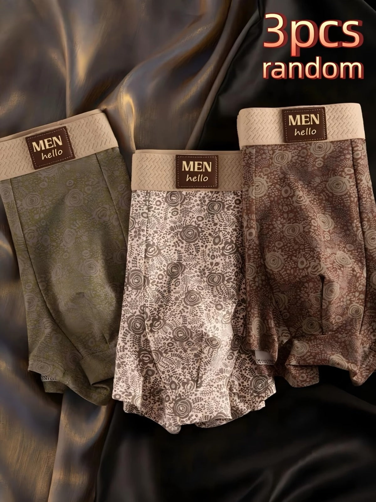 FRAYLINE BloomFlex Printed Men’s Trunks – Pack of 3