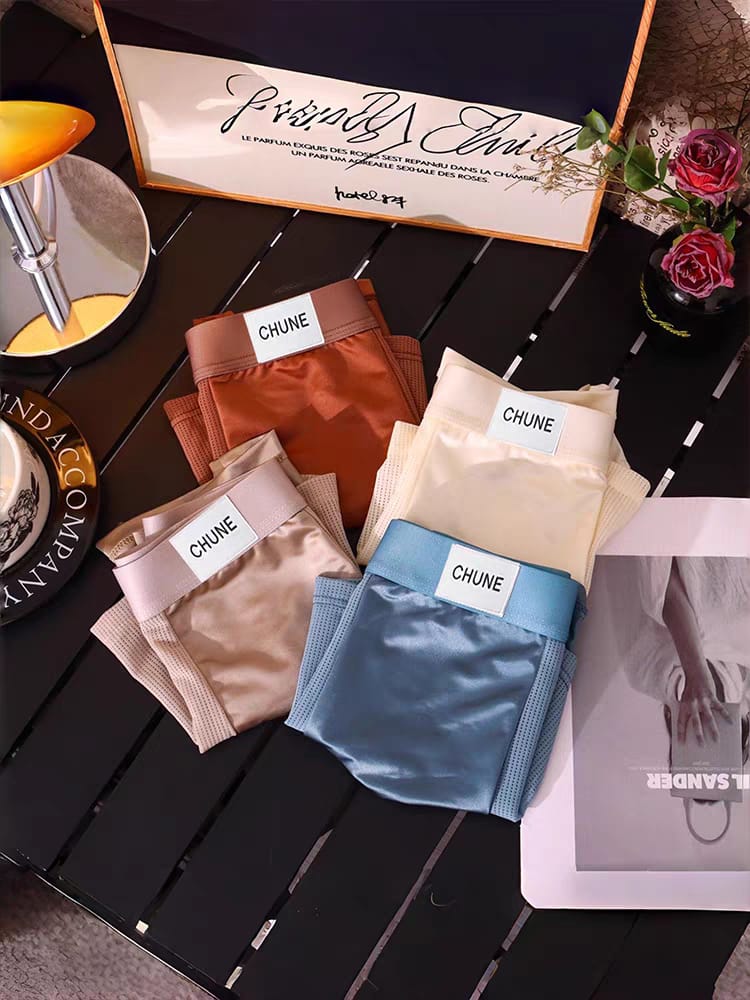 Ultra Soft Ice Silk Boxer Briefs