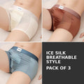 Ultra Soft Ice Silk Boxer Briefs
