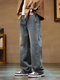 Frayline Smoke Fade Baggy Jeans
