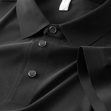 Men’s Black Textured Half Sleeve Polo T-Shirt