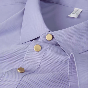 Men’s Lavender Textured Half Sleeve Polo T-Shirt