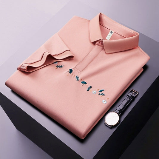 Nature's Embrace Embroidered Polo T-Shirts